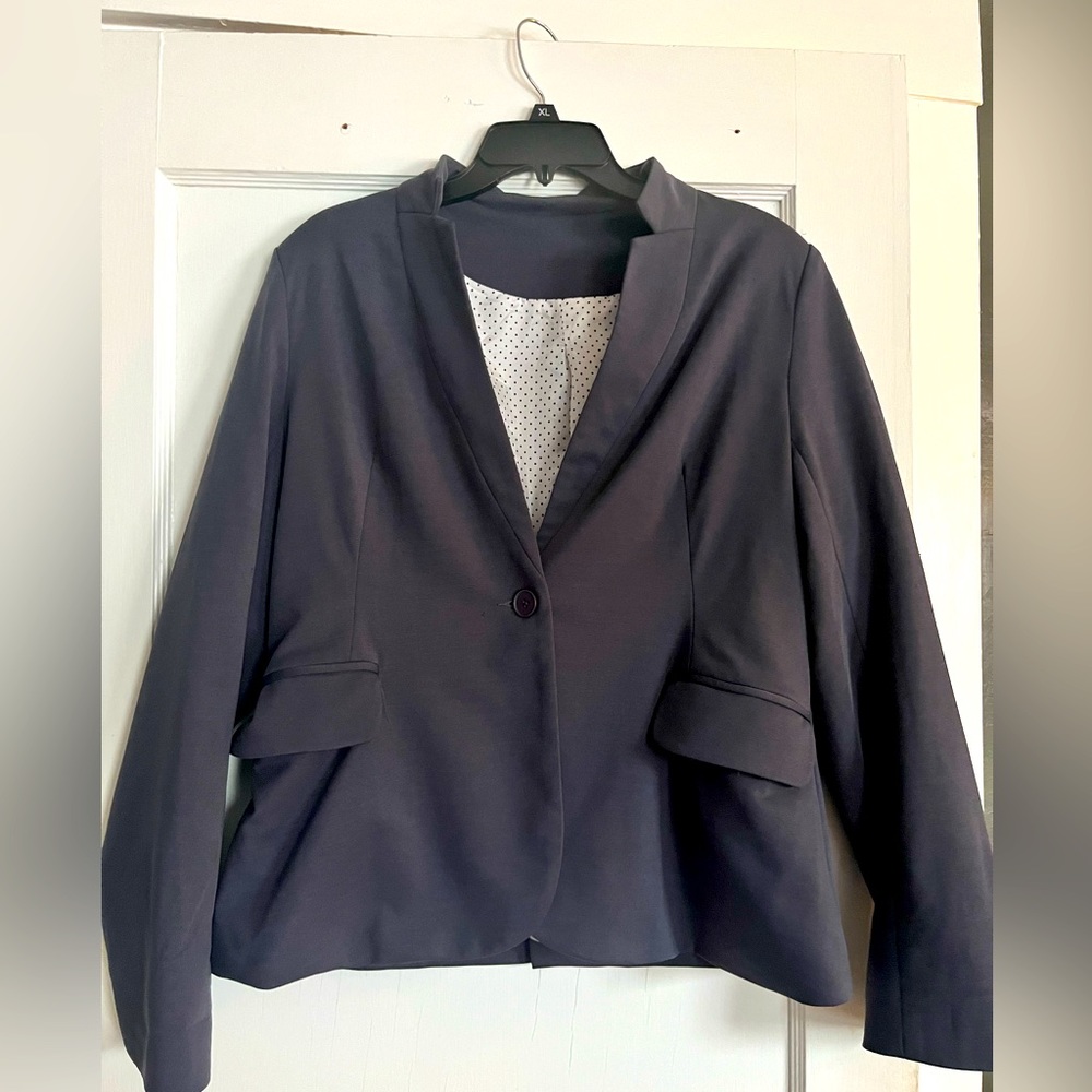 Charcoal color blazer